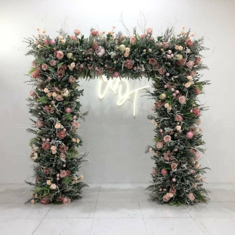 Christmas Luxe Arch - Pink