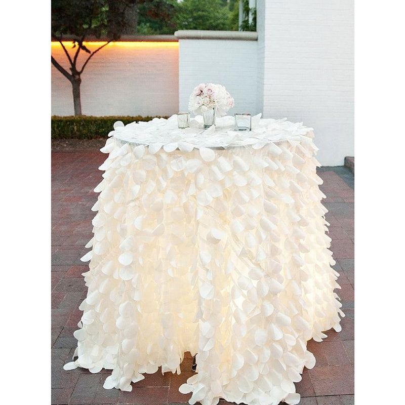 Ivory Petal Table Cloth