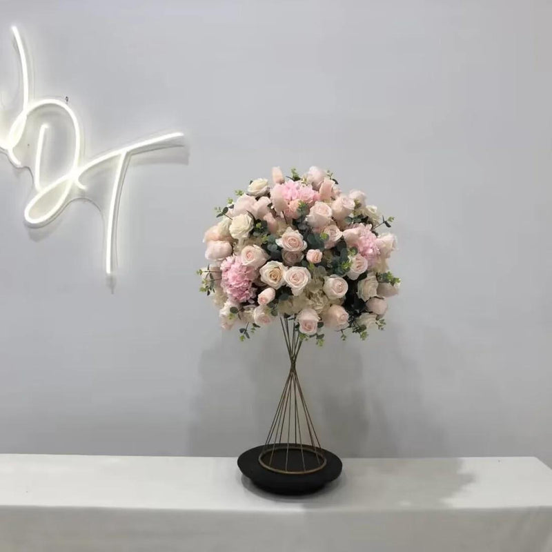 M4 Blush Textured Silk Floral Centrepiece - 70cm
