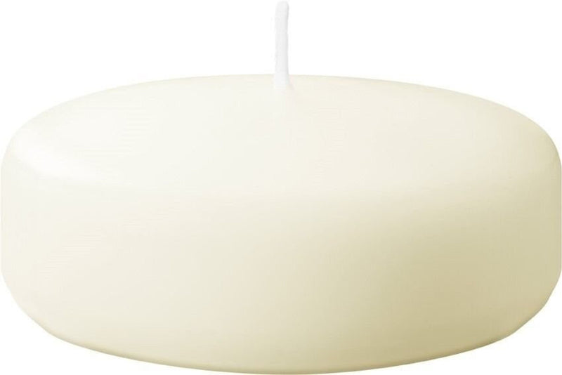 Bolsius Floating Candles - Large - Pack of 12 Ivory