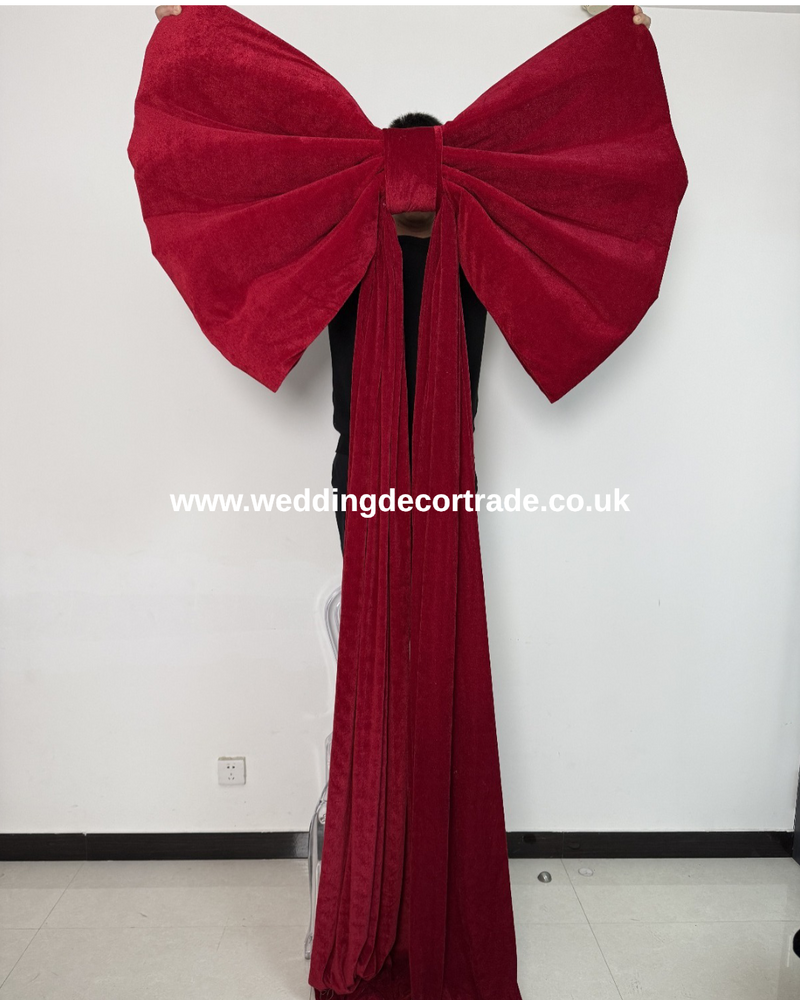 Large Decor Bow - Red Velvet