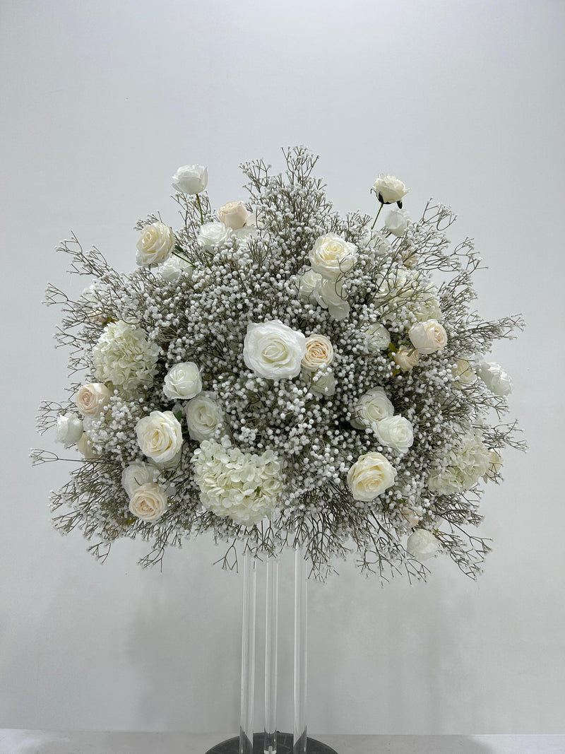 Natasha Floral Centrepiece - 100cm - Exclusive Real Touch