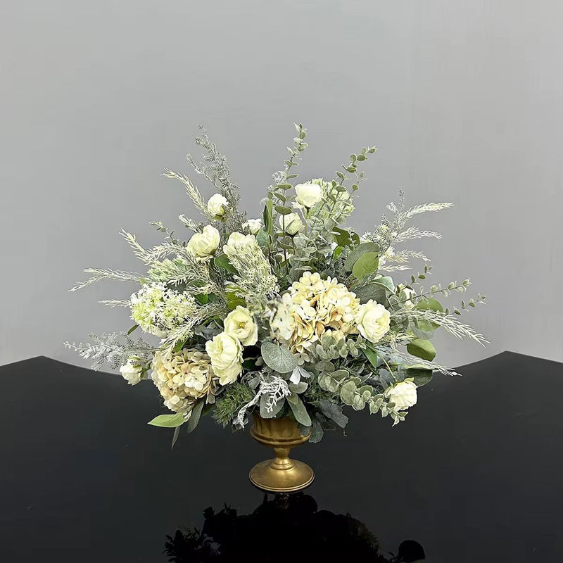 M27 Low Floral Silk Centrepiece
