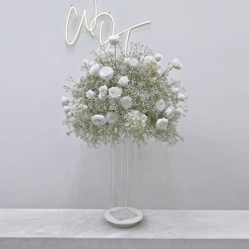 Natasha Floral Centrepiece - 70cm - Exclusive Real Touch