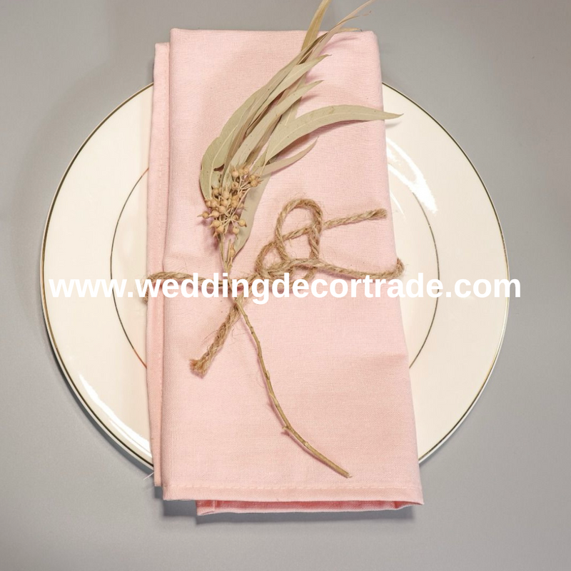 Linen Napkin - Pale Pink