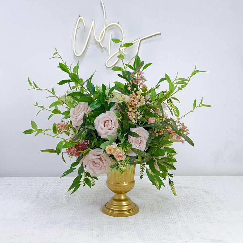 Laeticia Low Floral Silk Centrepiece