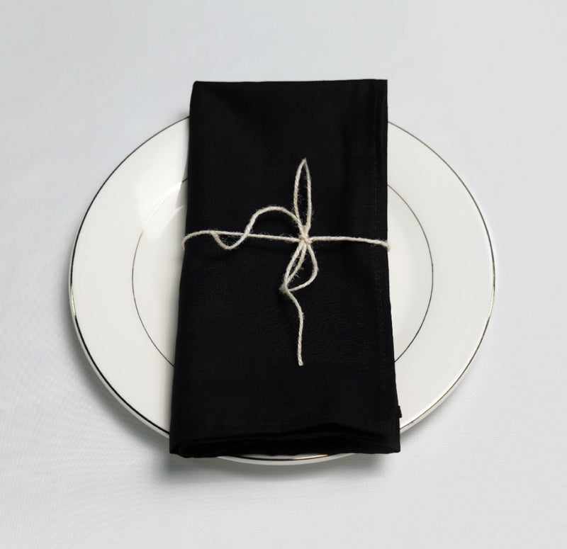 Linen Napkin - Black