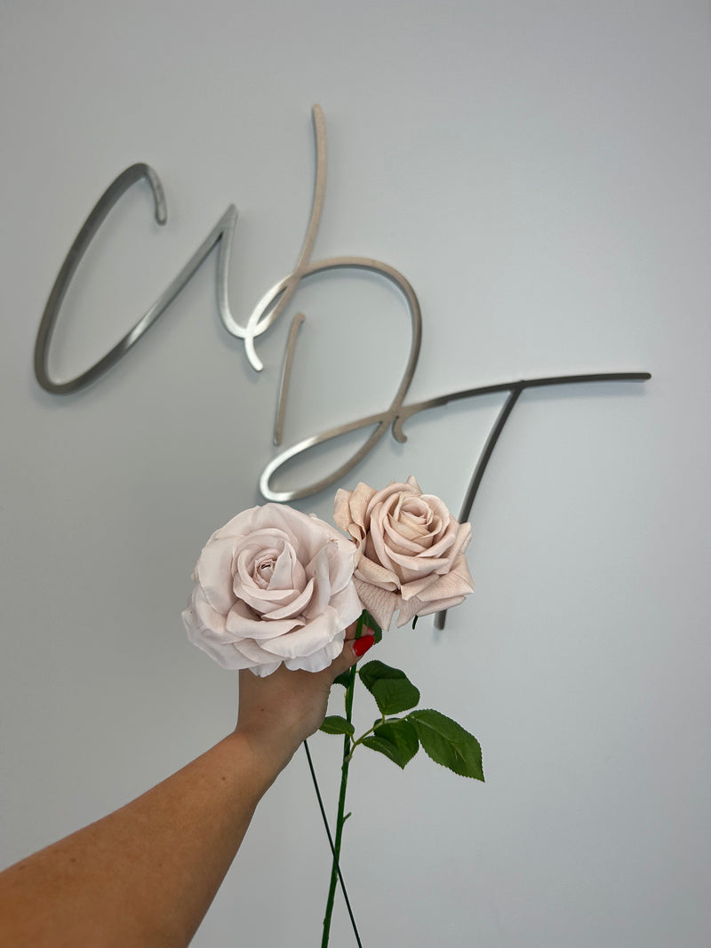 Single Stem Real Touch Rose - Nude