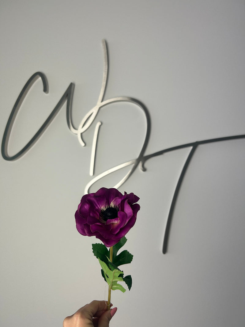 Single Stem Anemone Fuchsia