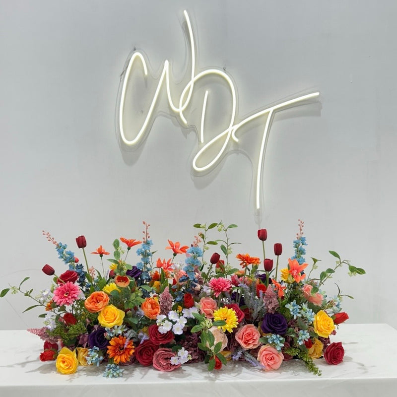 Colour Pop Top Table Arrangement
