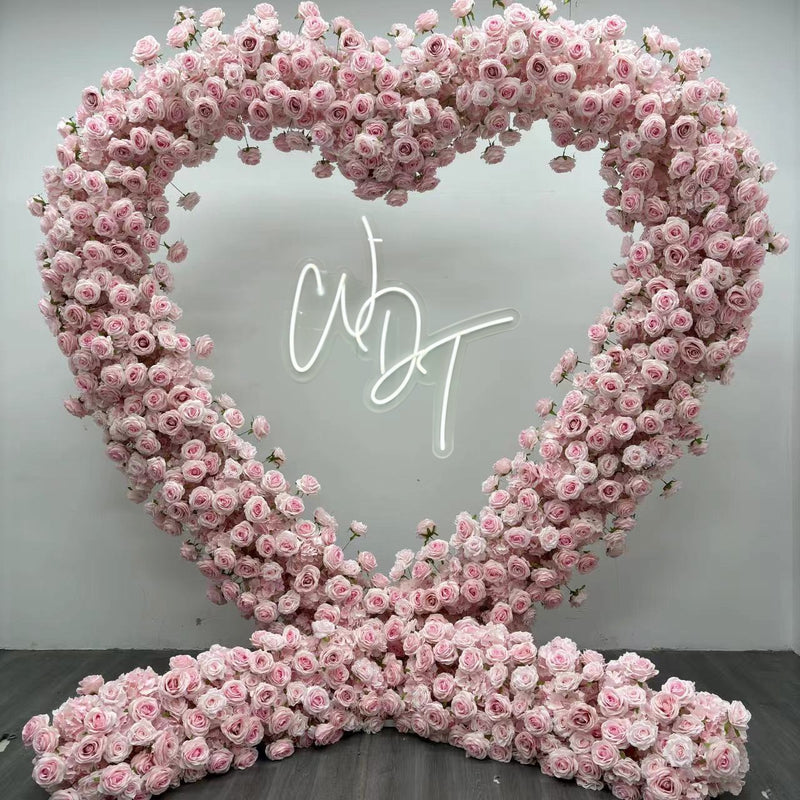 Heart Arch - 2m (Cloth back) - Pink