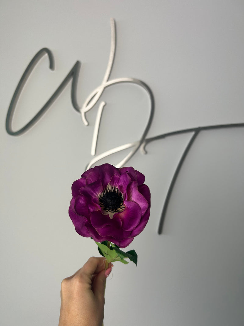 Single Stem Anemone Fuchsia