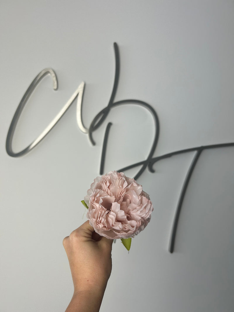 Single Stem Peony - Dusky Pink Nude