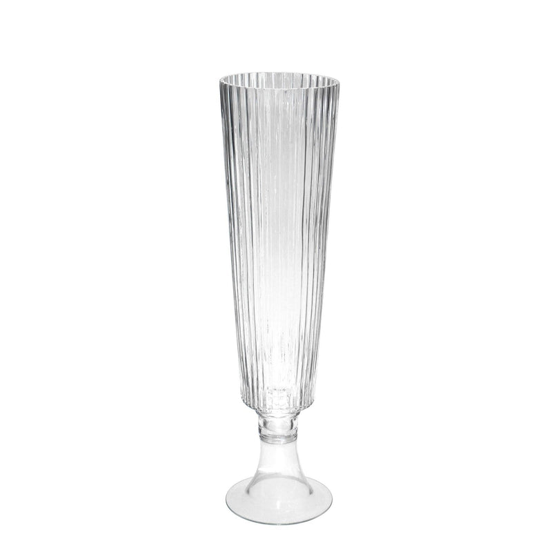 Ribbed Trumpet Flower Vase - 56cm