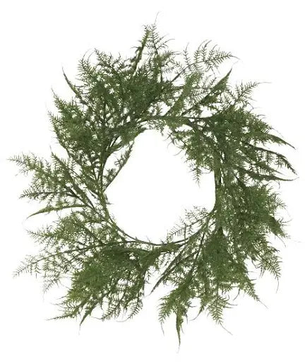 Realistic Fern Wreath - 60cm