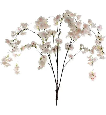Interchangeable Pale Pink Weeping Tree Branches - Set of 30