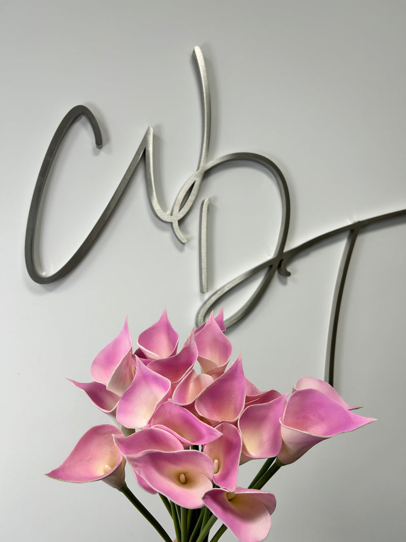 Single Stem Real Touch Hybrid Lily Purple