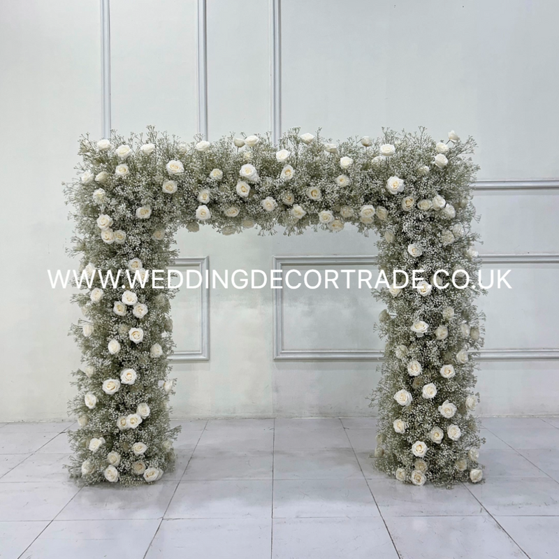 Dakota Square Textured Floral Arch