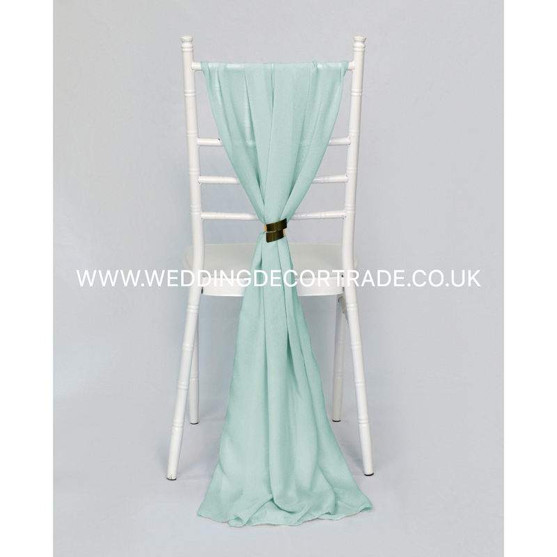 Chiffon Vertical Drop -  Peppermint