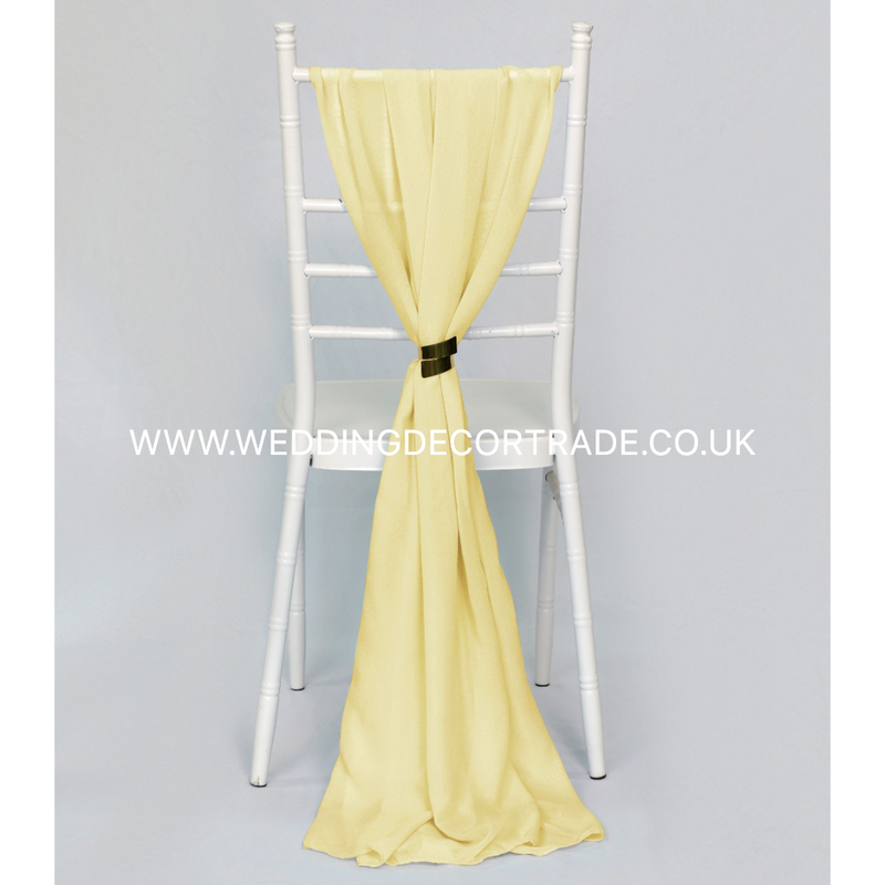 Chiffon Vertical Drop -  Lemon