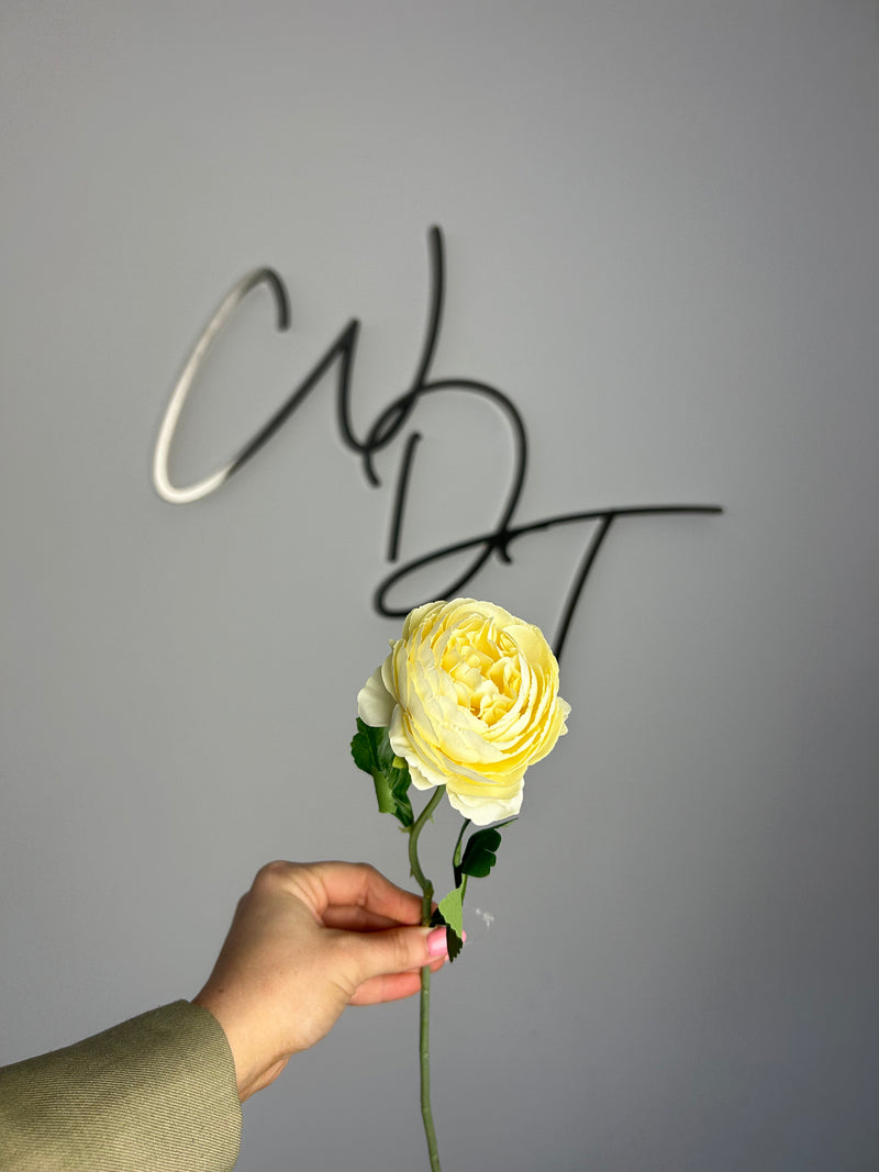 Single Stem Ranunculus Lemon