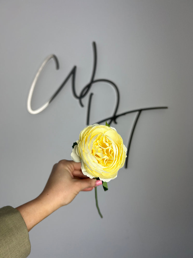 Single Stem Ranunculus Lemon