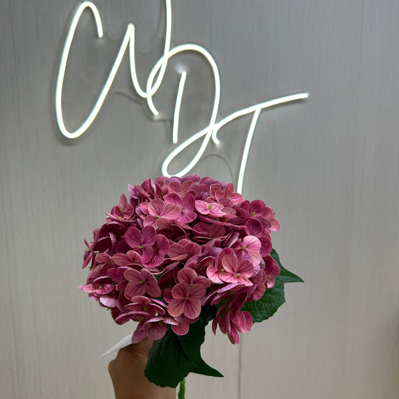 Single Stem Real Touch Hydrangea