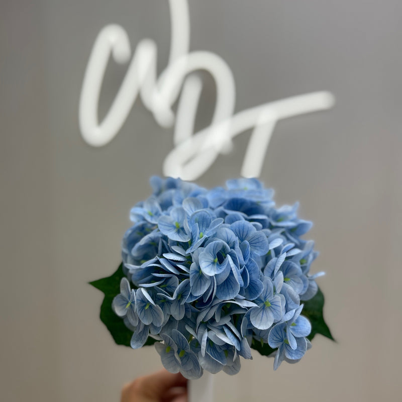 Single Stem Real Touch Hydrangea