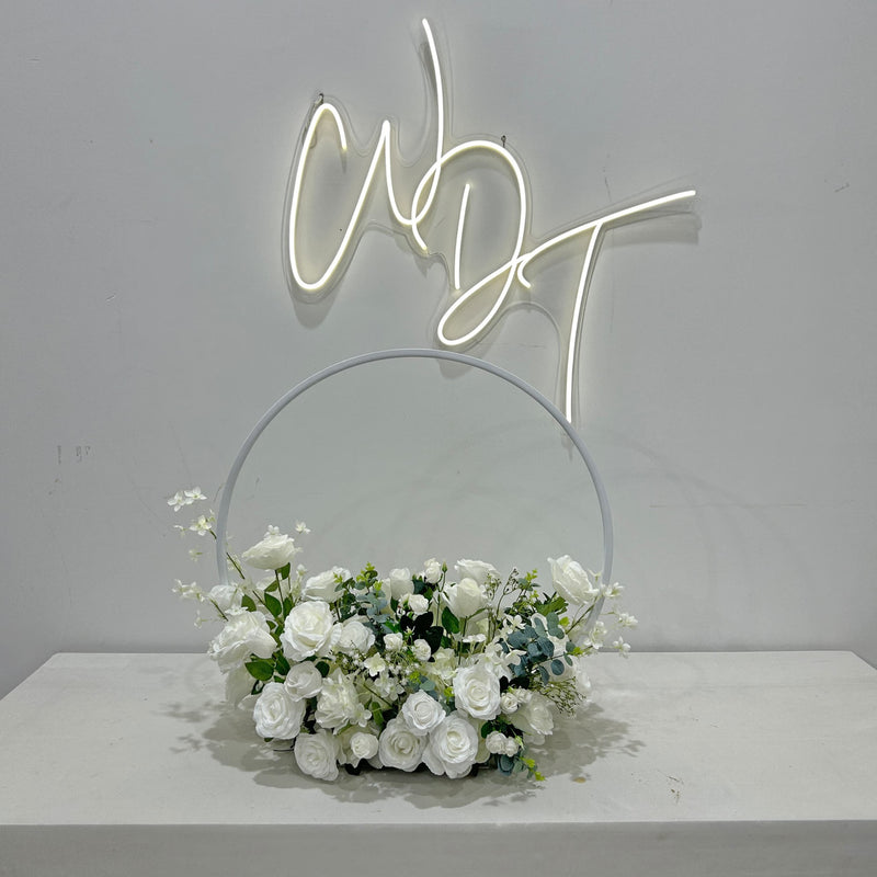 M31 Hoop Floral Centrepiece - 2.5ft