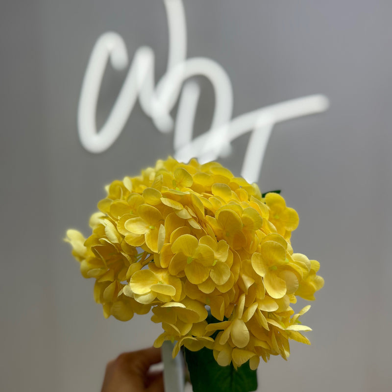 Single Stem Real Touch Hydrangea