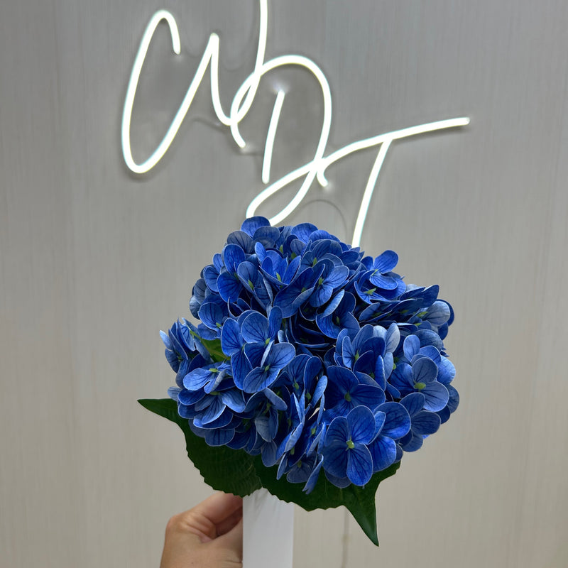 Single Stem Real Touch Hydrangea