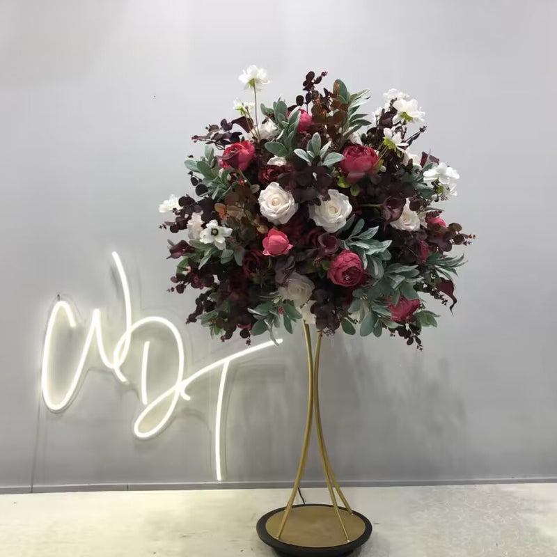 Autumnal Textured Floral Centrepiece - M29