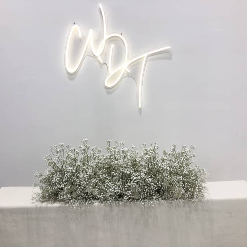 Gypsophila Top Table Arrangement