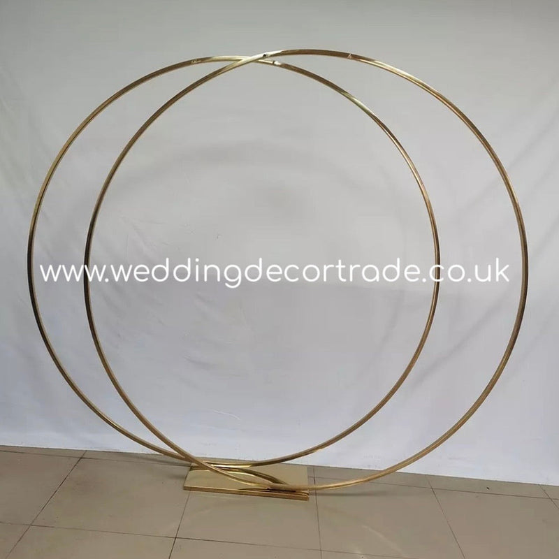 Stainless Steel Double Hoop Backdrop