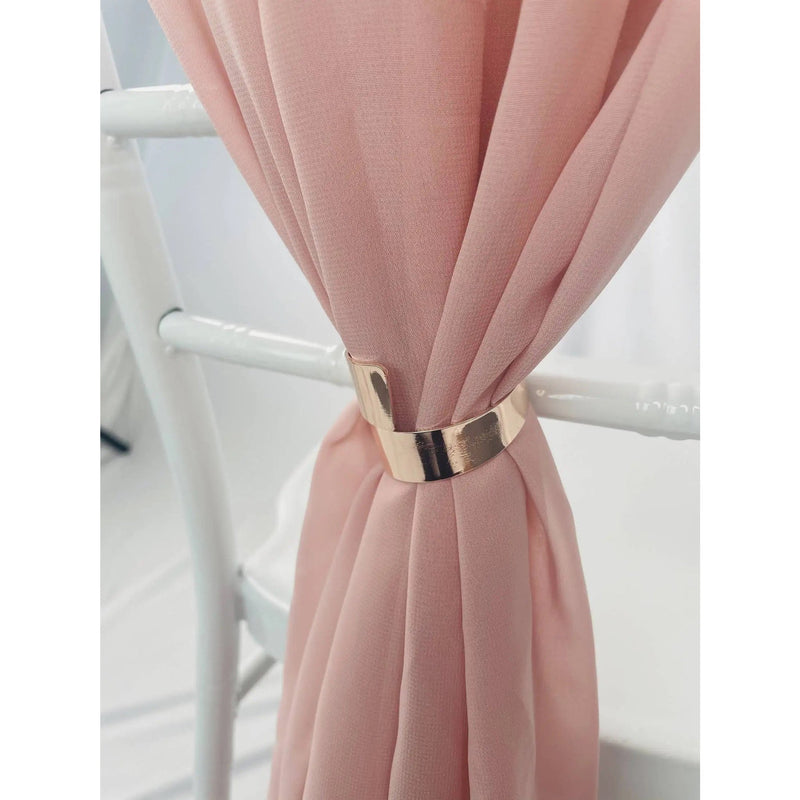 Chiffon Vertical Drop -  Dusky Pink