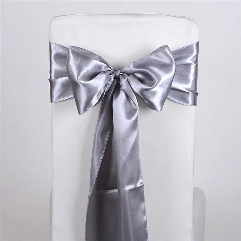 Satin Sash - Platinum