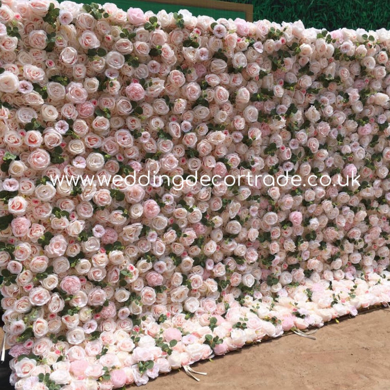 Alyssa Pink Flower Wall