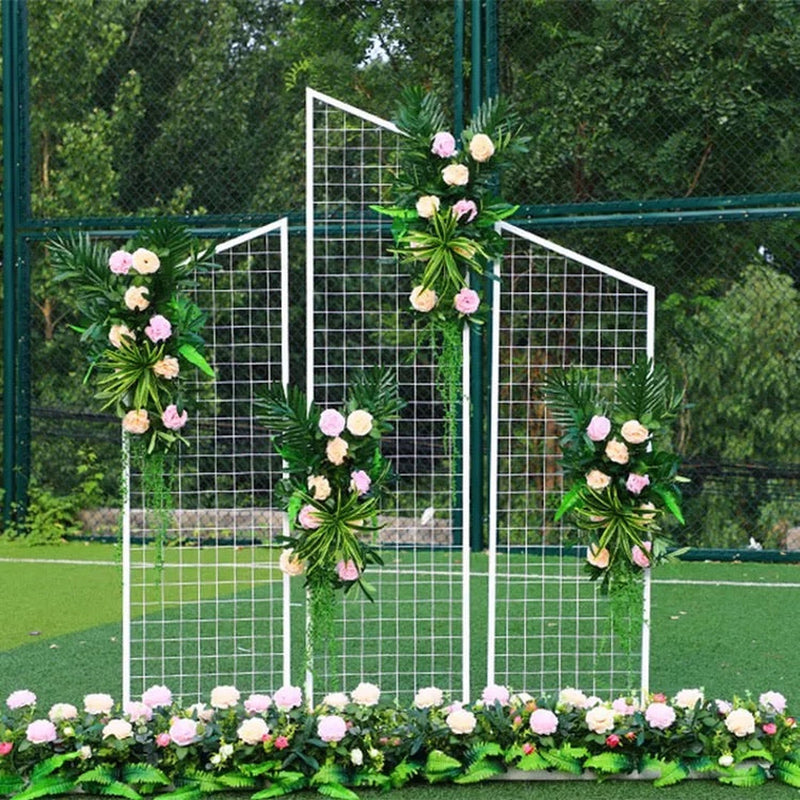 Mesh Backdrop Frame Set of 3 - White