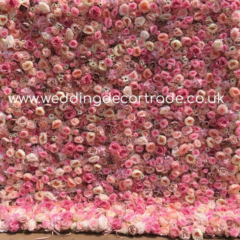 Olive -  Cloth Back Flower Wall - 2.4m