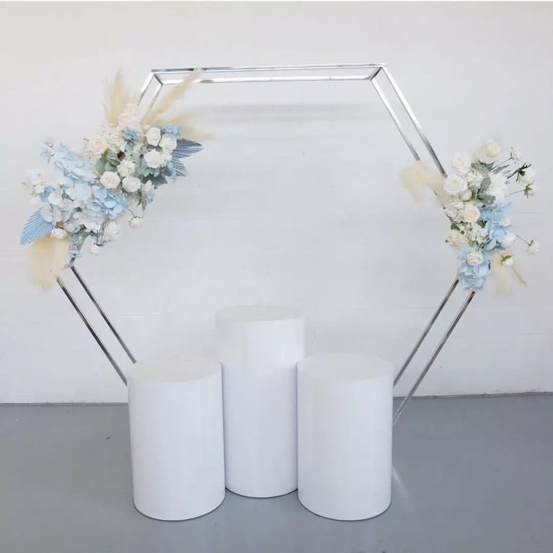 Hexagonal Arch Frame - Silver