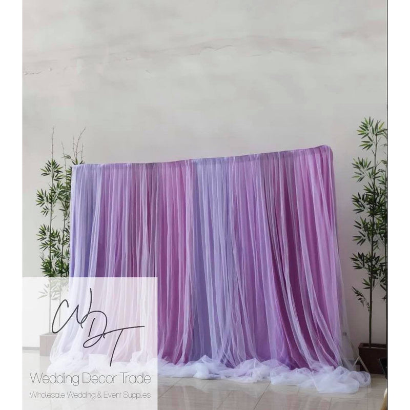 Luxury Backdrop Drape - Mixed Purple