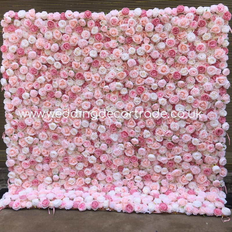 Rose Pink Chelsea Flower Wall