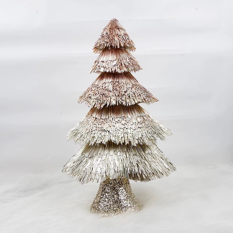 Set of 3 Ombré Christmas Tree Ornaments