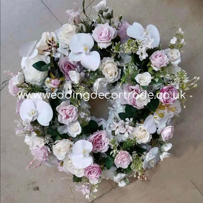 Romance Range Silk Floral Ring - 40cm
