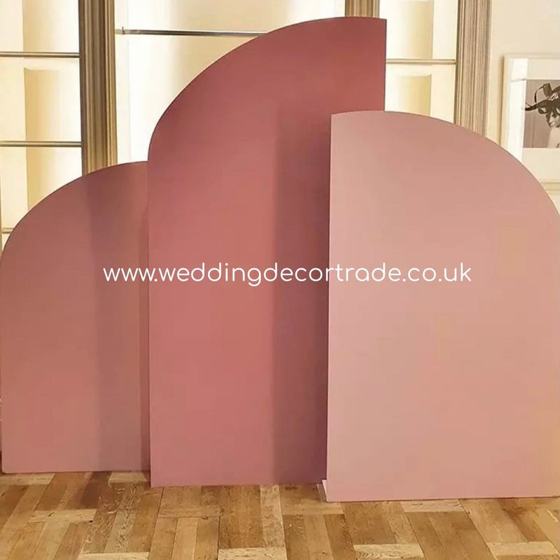 PVC Acrylic Backdrop Set - Pink