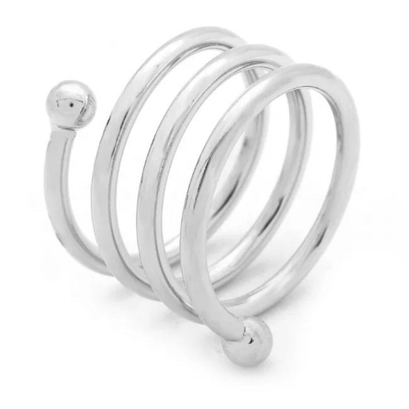 Napkin Rings x6 - Silver