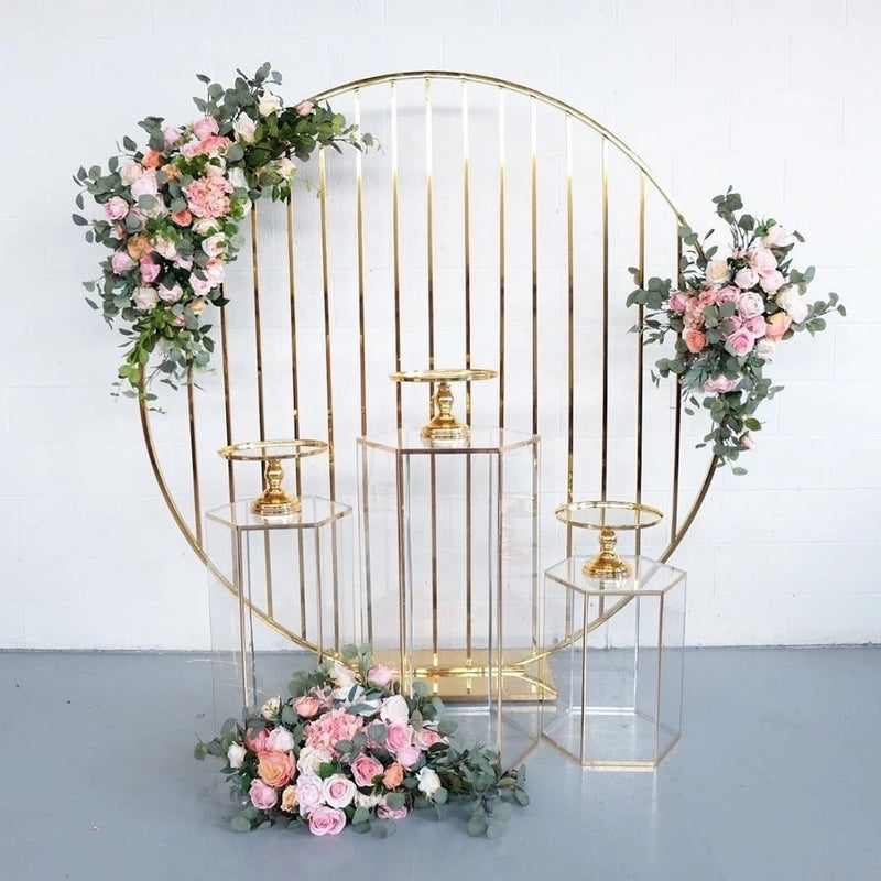 Stainless Steel Backdrop Stand - Gold