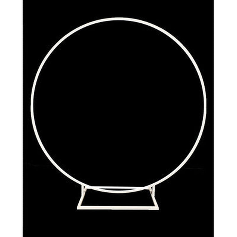 Round Backdrop Frame - White