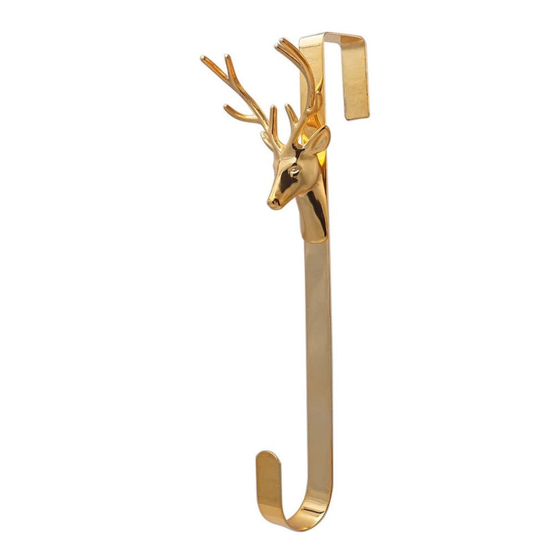 3D Christmas Door Wreath Hook - Gold