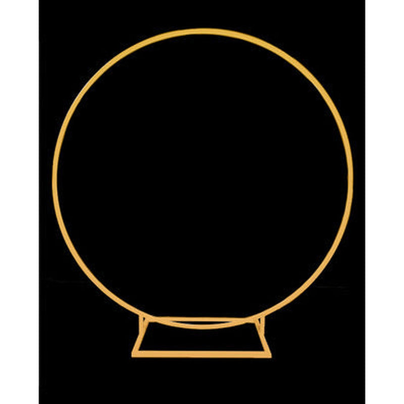 Round Backdrop Frame - Gold